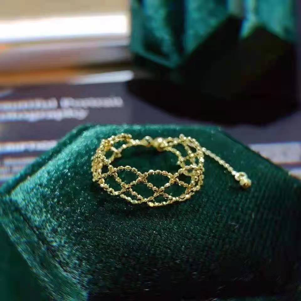18K Gold Lace Ring for Women Jewelry