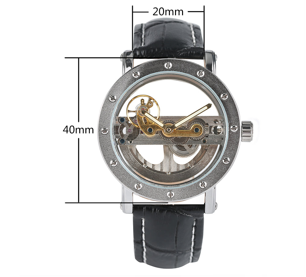 Forsining Luxury Waterproof Leather Automatic Watch