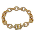 Luxury Hip-Hop Men's Bracelet with Twisted Links